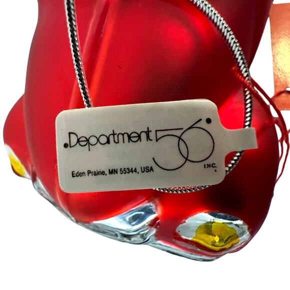 Department 56 Handblown Mercury Glass Jumbo Christmas Pickup Truck Ornament-NWT - Picture 6 of 7